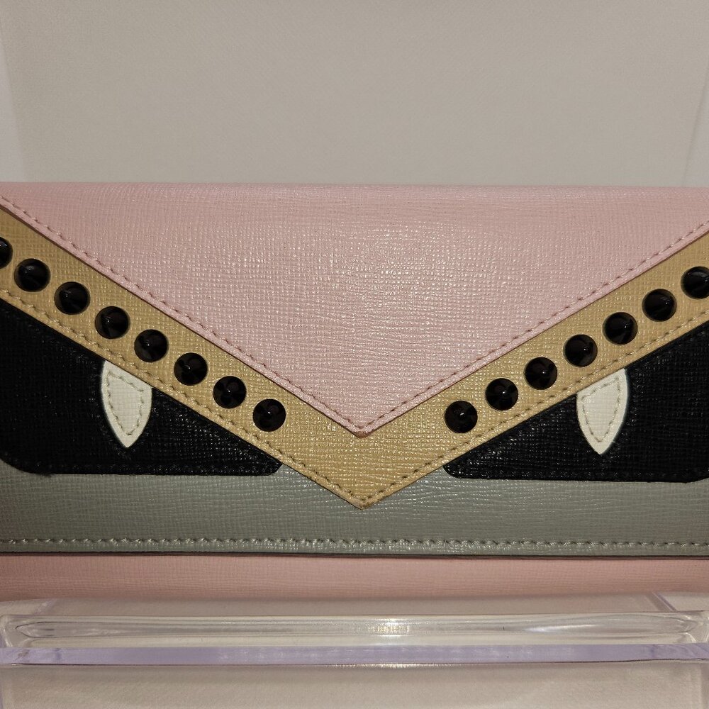 Fendi Limited Edition Vitello Monster Long Wallet